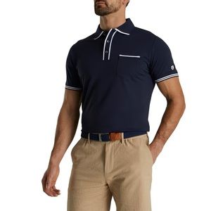 Navy Foot Joy X Todd Snyder large polo white tipped
